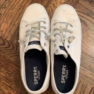 Sperry sneakers.  White 8.5